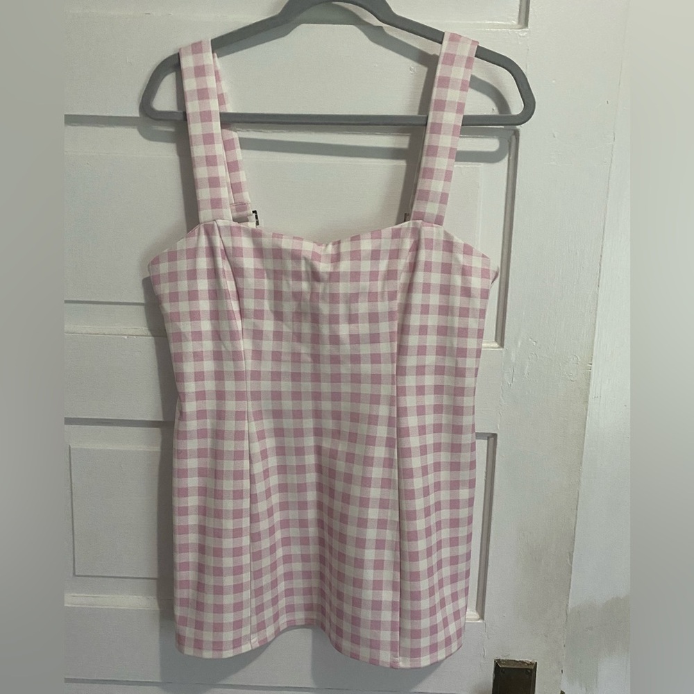 Sugar Thrillz Pink and White Mini Dress
